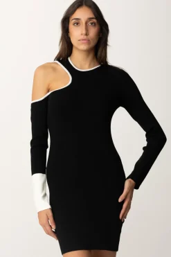 Akep Abito con Cut-out e Dettagli a ContrastoNERO