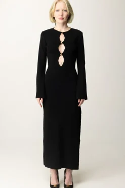 Akep Abito Lungo con Cut-outNERO