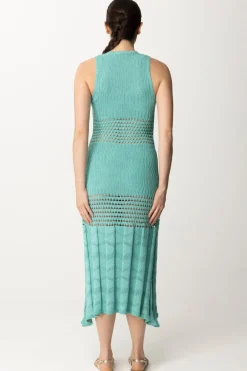 Akep Abito Lungo con Inserti CrochetACQUAMARINA