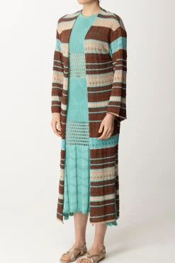 Akep Cardigan Kimono Lungo MulticolorMORO