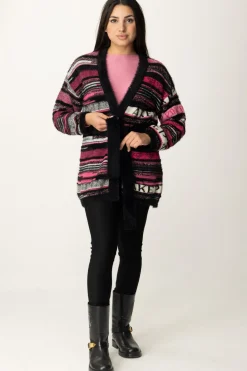 Akep Cardigan Pink Panter con CinturaVARIANTE UNICA