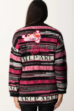 Akep Cardigan Pink Panter con CinturaVARIANTE UNICA
