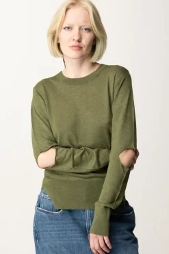 Akep Maglia Girocollo con Cut-outMILITARY