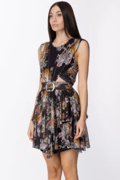 Aniye By Abito Hole Mizzy a FioriTIGER-BLACK