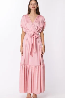 Aniye By Abito Lungo a Kimono EdaSOFT ROSE