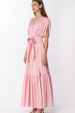 Aniye By Abito Lungo a Kimono EdaSOFT ROSE