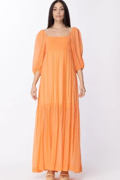 Aniye By Abito Lungo Bolly con Corpetto ElasticizzatoMANDARIN