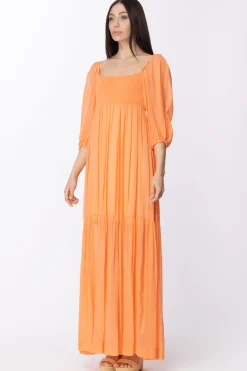 Aniye By Abito Lungo Bolly con Corpetto ElasticizzatoMANDARIN