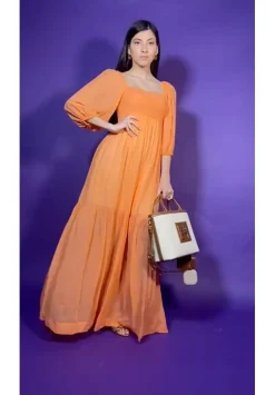 Aniye By Abito Lungo Bolly con Corpetto ElasticizzatoMANDARIN