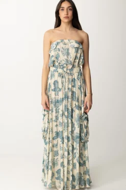 Aniye By Abito Lungo Cargo TulaBLU HAWAII