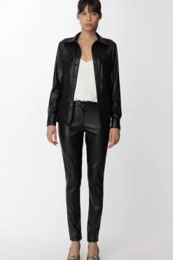 Aniye By Camicia In PelleBLACK