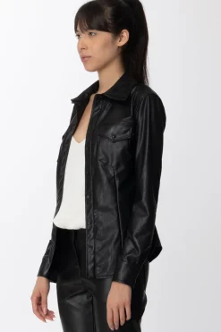 Aniye By Camicia In PelleBLACK