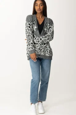 Aniye By Cardigan LeopardGRAY LEO