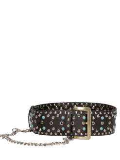 Aniye By Cintura Adela In Pelle con BorchieBLACK