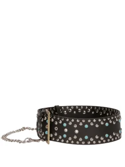 Aniye By Cintura Adela In Pelle con BorchieBLACK