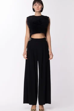 Aniye By Crop Top Dolly con TulleBLACK