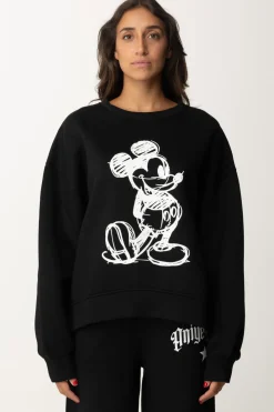 Aniye By Felpa In Neoprene con Stampa MickeyBLACK