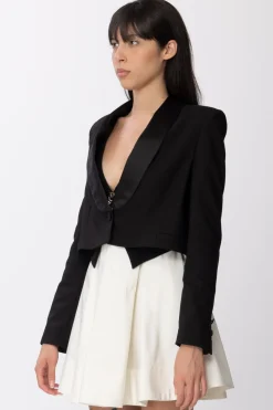 Aniye By Giacca Blazer CroppedBLACK
