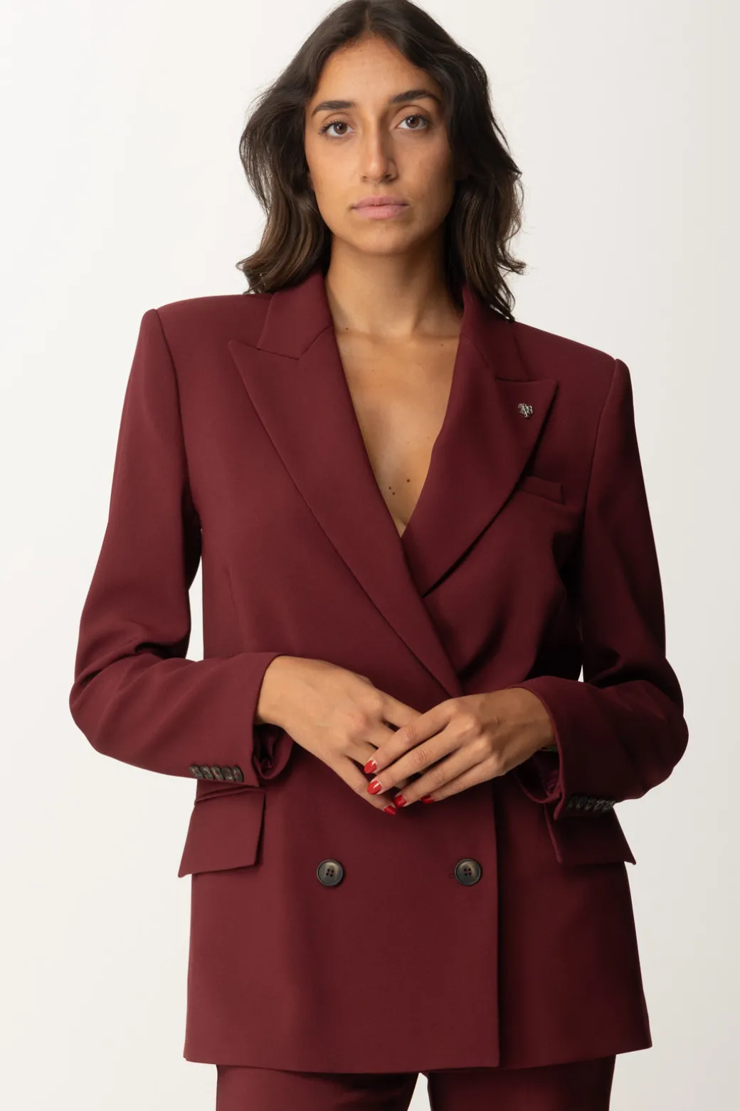 Aniye By Giacca Doppiopetto LorenROUGE NOIR