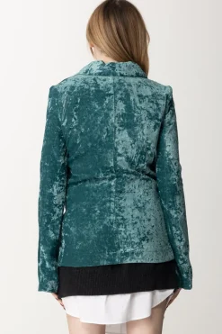 Aniye By Giacca In Velluto Zira con Chiusura a FioccoBLU SERPENT