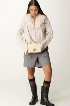 Aniye By Giacchetta In Maglia con Collo In Pelliccia KateMILK