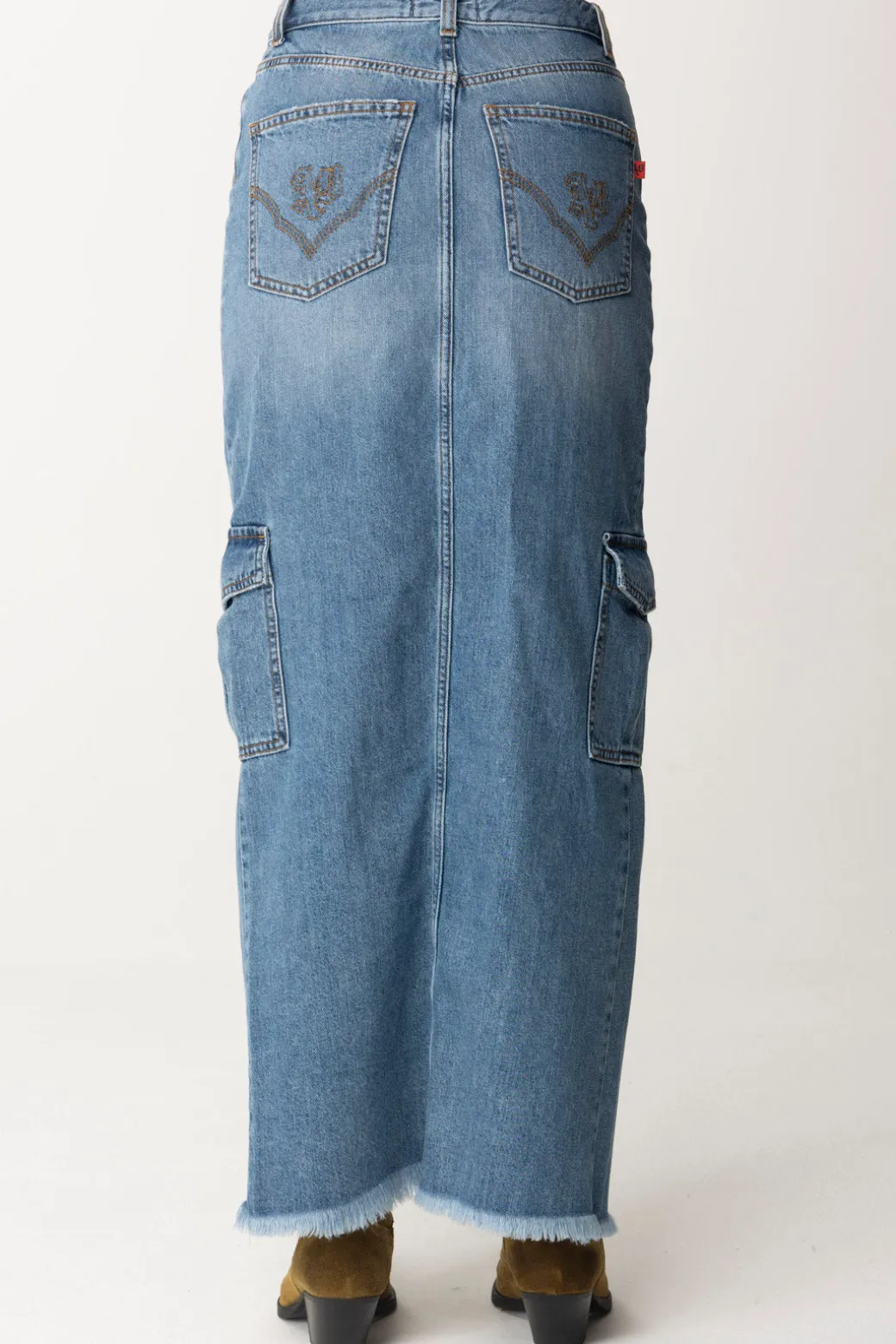 Aniye By Gonna Lunga In Jeans LilyMEDIUM BLUE