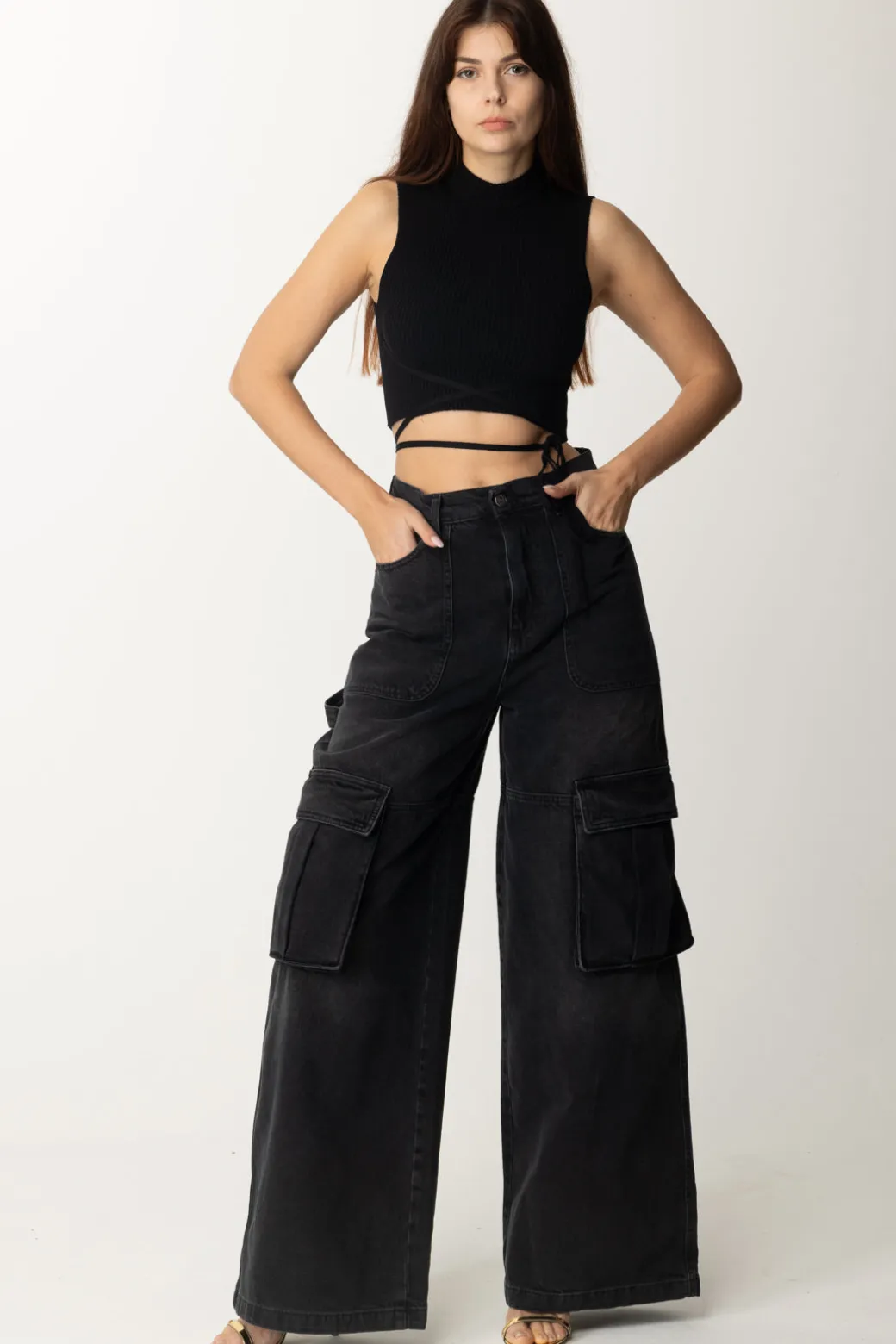 Aniye By Jeans Cargo TinaDUSTY BLACK