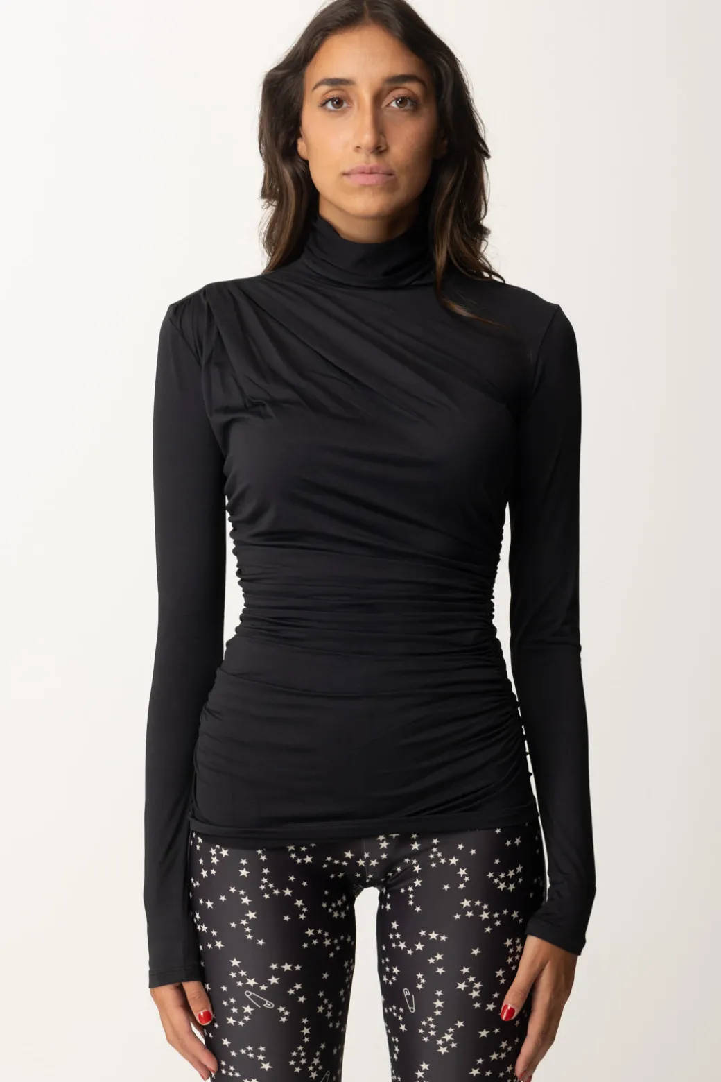 Aniye By Maglia In Jersey con Collo Alto JettBLACK