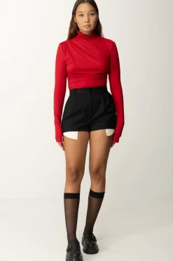 Aniye By Maglia In Jersey con Collo Alto JettRED HOT