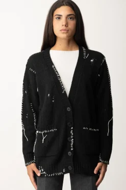 Aniye By Maxi Cardigan con Rotture RyanBLACK