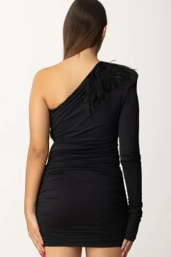 Aniye By Mini Abito con Piumette JettBLACK