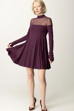 Aniye By Mini Abito Doll con Trasparenza JettROUGE NOIR