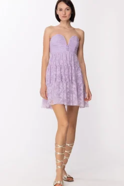 Aniye By Mini Abito Eta In Pizzo con Scollo a VLAVANDER