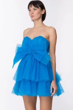 Aniye By Mini Abito In Tulle Nina con Maxi FioccoOCEAN