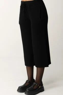 Aniye By Pantaloni Crop In Maglia LilyBLACK