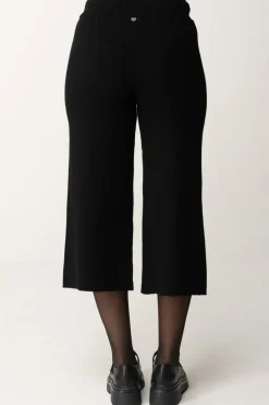 Aniye By Pantaloni Crop In Maglia LilyBLACK