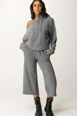 Aniye By Pantaloni Crop In Maglia LilyGRAY