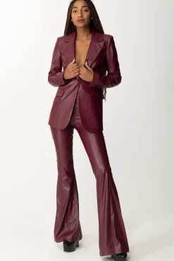 Aniye By Pantaloni Flared In Ecopelle BibaWINO