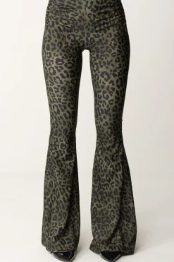 Aniye By Pantaloni In Lycra Flared IceMAKU MUSK