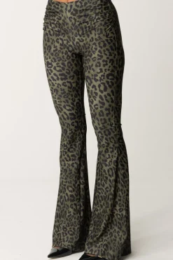 Aniye By Pantaloni In Lycra Flared IceMAKU MUSK