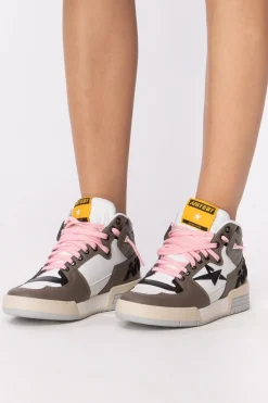 Aniye By Sneakers con Inserti In Pelle e CamoscioROLLING NUT