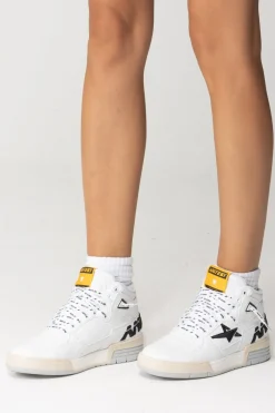 Aniye By Sneakers con Logo a ContrastoWHITE BOMB