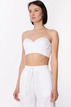 Aniye By Top Bustier In Raso StretchWHITE