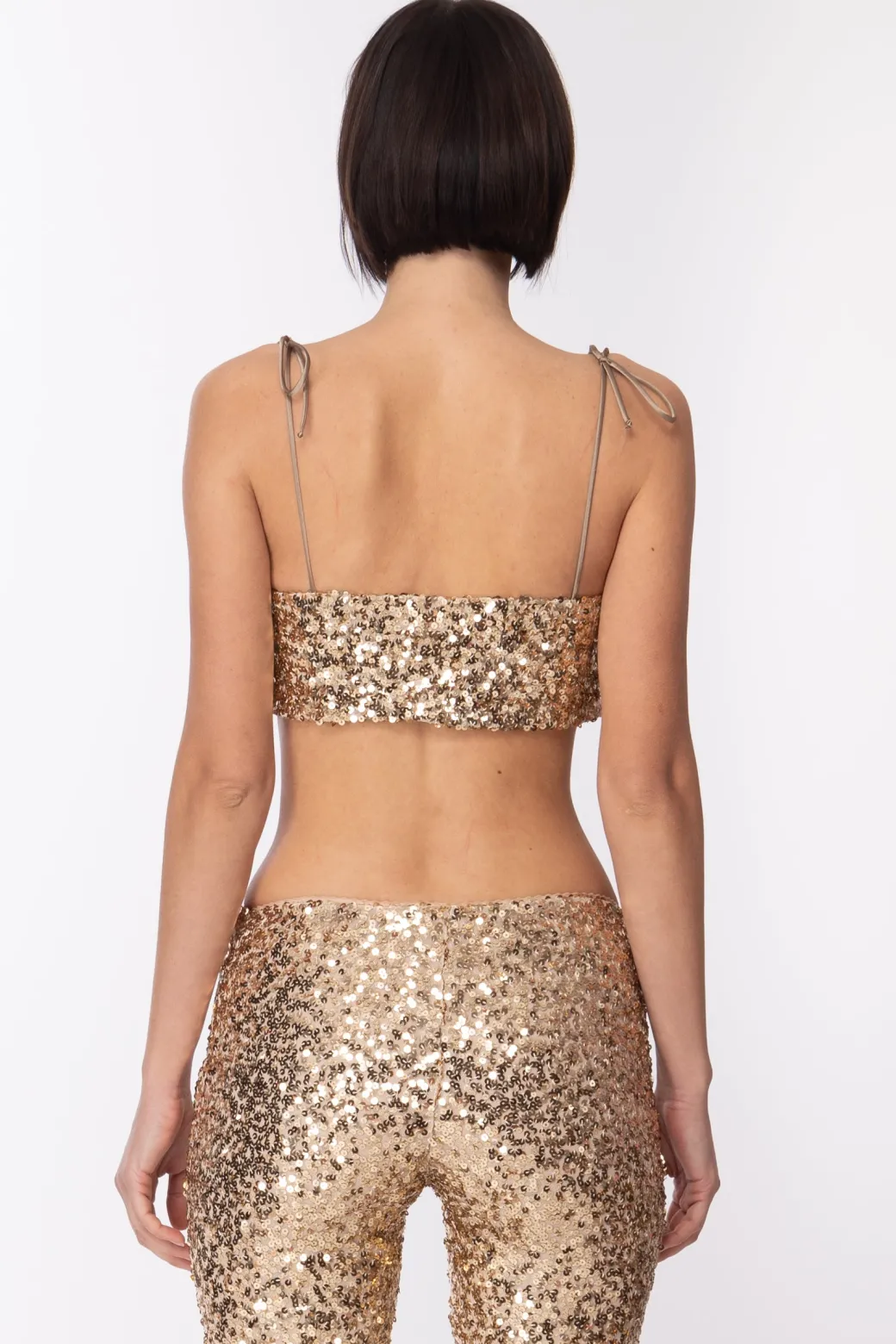 Aniye By Top Corto Full PaillettesGOLD