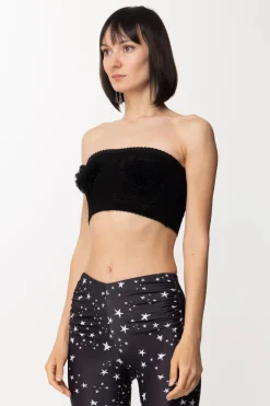 Aniye By Top Kara a Fascia con Applicazioni In TulleBLACK