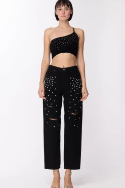 Aniye By Top Monospalla con StrassBLACK