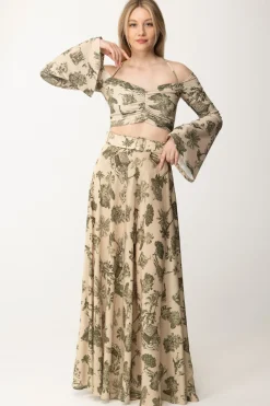 Aniye By Top Off-shoulder Iry con IntrecciGREEN HAWAII