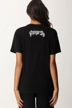 Aniye By T-shirt con Stampa Mickey e BorchieBLACK