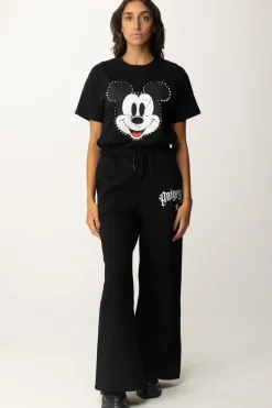 Aniye By T-shirt con Stampa Mickey e BorchieBLACK