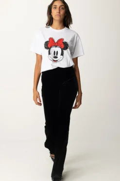 Aniye By T-shirt con Stampa Minnie e BorchieWHITE
